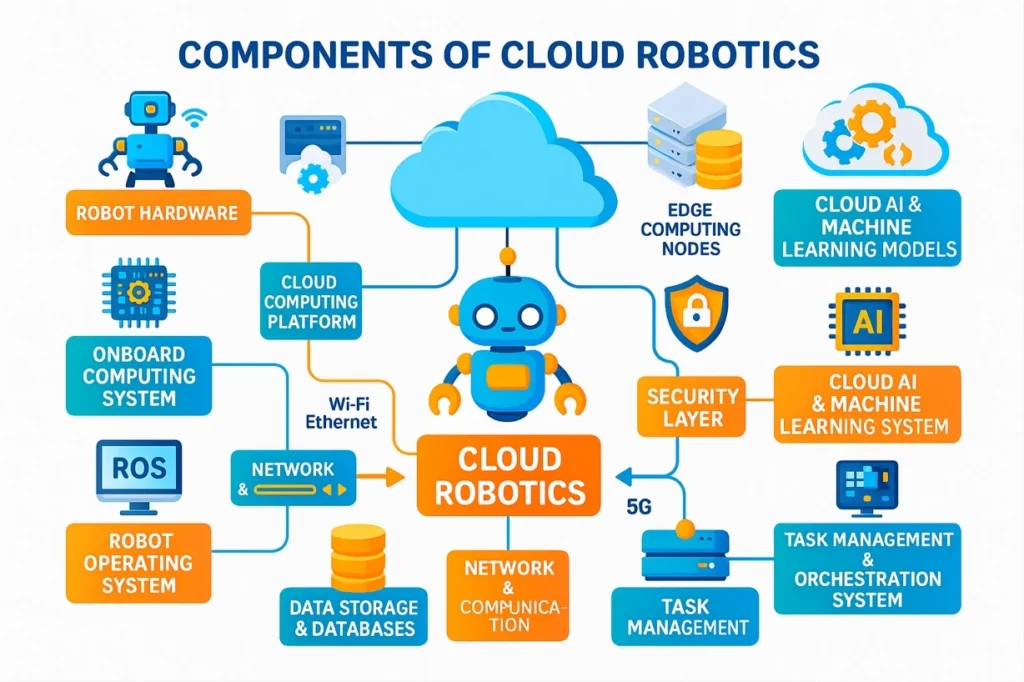 Components of Cloud Robotics