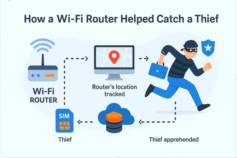 Mobile Wi-Fi: How a wireless router helped catch a thief