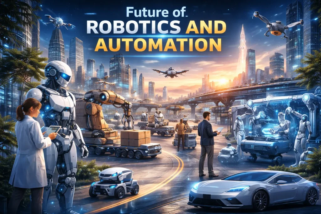 future of robotics and automation industries with AI and smart systems