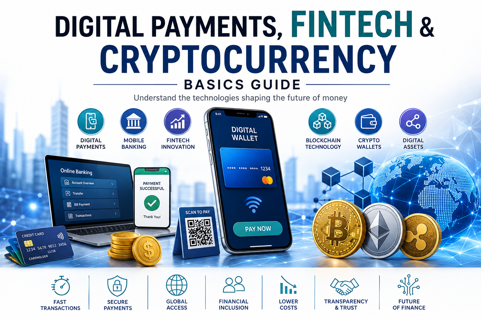 Digital Payments FinTech Cryptocurrency Basics Guide
